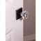 Delaney Hardware Crystal Black Bed/Bath Door Knob with Modern Square Rosette BV925-715 - alternate 5